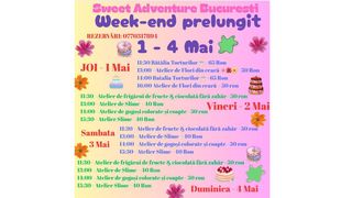 1 - 4 mai, weekend prelungit la Muzeul Dulciurilor fără zahăr