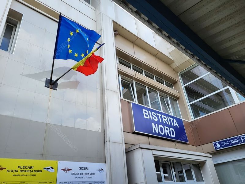 Incidentul a avut loc în Gara din Bistrița