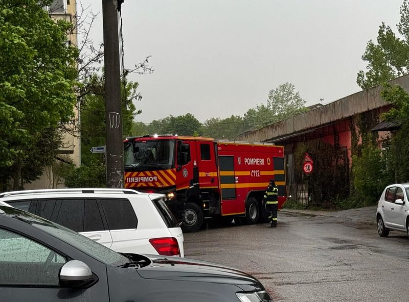 incendiu, a dat foc, pompieri, pitesti 