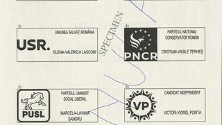 Buletin de vot prezidențiale 2025. Unde se pune ștampila „VOTAT”