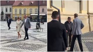 VIDEO Carmen și Klaus Iohannis, întâi la biserică, apoi la vot. Fostul președinte: „De data aceasta, alegerile trebuie să se desfășoare foarte bine, foarte clar și fără influențe din afara României”