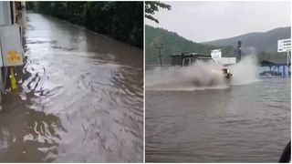 VIDEO Ploile le-au creat probleme! Furtunile au făcut prăpăd în mai multe zone din România