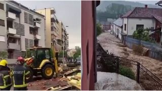 VIDEO Urgie meteo: acoperișuri smulse și sate inundate în Serbia