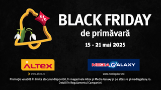 Altex dă startul campaniei Black Friday de Primăvară &ndash; o săptăm&acirc;nă de reduceri spectaculoase
