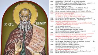 Ce sărbătoare este în Calendarul ortodox pe 15 mai 2025?