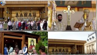 VIDEO Ziua Sfinților Constantin și Elena! Sute de oameni participă la slujba de la Patriarhia Română