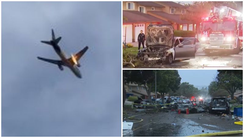 Avion prăbușit peste mai multe case. 