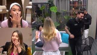 VIDEO Nu formează un cuplu, dar și-au dat deja primul pupic. Patru concurenți au încins atmosfera în "Casa iubirii"