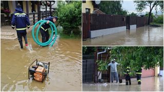 VIDEO Vremea extremă face ravagii &icirc;n țară. Au fost emise mesaje RO-Alert, iar mai multe persoane au fost evacuate din calea apelor