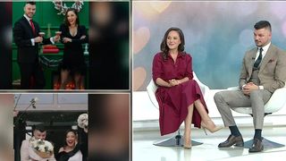 VIDEO „Totul a venit normal”. Valentin Luca și Roxana Ghiorghian s-au căsătorit