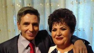 Alexandru Melei, alături de soția sa