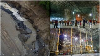 Salina Praid &icirc;n imagini: Cum arăta &icirc;nainte de inundații