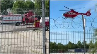 VIDEO &bdquo;Totul era &icirc;nchis cu lacăt&rdquo;. Poartă blocată &icirc;n calea ambulanței