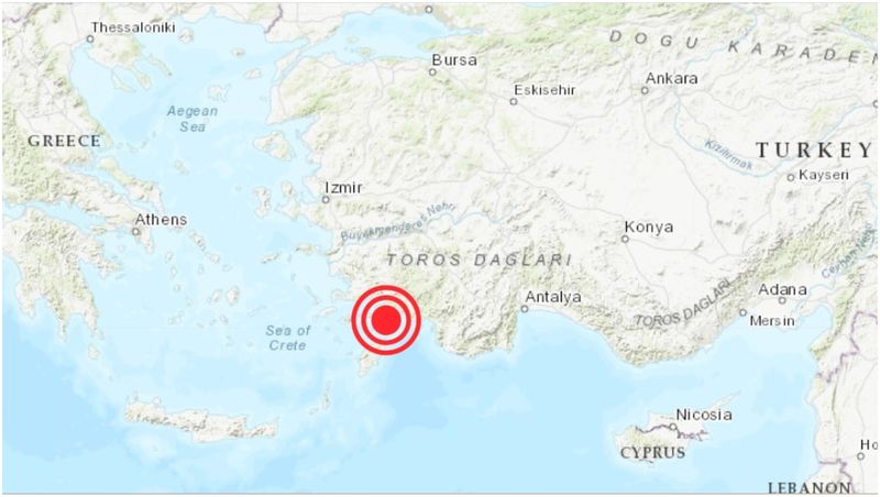 Cutremur puternic în Grecia, la granița cu Turcia