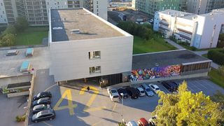 Școala din Graz unde a avut loc atentatul