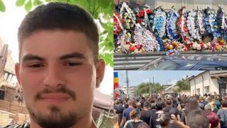 Andrei, condus pe ultimul drum de sute de persoane! Părinții t&acirc;nărului, distruși de durere, și-au &icirc;nmorm&acirc;ntat copilul &icirc;n cimitirul de l&acirc;ngă casă