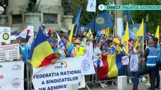 VIDEO Protest &icirc;n București! Sute de oameni au ieșit &icirc;n stradă