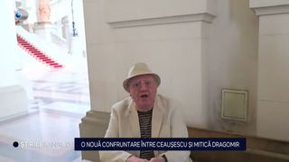 VIDEO O nouă confruntare &icirc;ntre Marian Ceaușeascu și Mitică Dragomir. S-au auzit vorbe grele pe holurile Curții de Apel București: "Borfașul borfașilor"