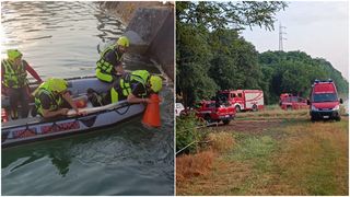 Adolescent de 17 ani, dispărut într-un canal. Băiatul a vrut să facă o baie, dar a fost înghițit de ape