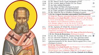 Ce sărbătoare este &icirc;n Calendarul Ortodox pe 20 iunie 2025