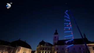 Acrobații spectaculoase pe străzile Sibiului