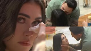 „Pe gură!” Lia și Robert, gesturi tandre în văzul tuturor! Concurenții au rămas cu gurile căscate