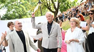 Actorul american Bill Murray a primit o stea pe Aleea Celebrităților din Sibiu. "Nu știam că oamenii vor păși pe numele meu"