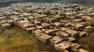 Se crede că orașul antic de la Catalhoyuk nu avea străzi