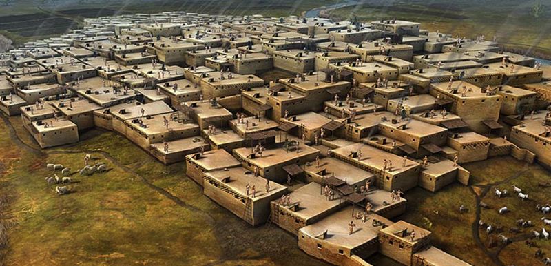 Se crede că orașul antic de la Catalhoyuk nu avea străzi