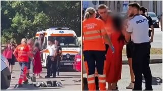 Mamă beată la volan, circ &icirc;n intersecție