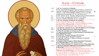 Ce sărbătoare este &icirc;n Calendarul ortodox pe 5 iulie 2025?