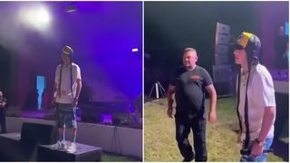 VIDEO Lovit cu piatra, Killa Fonic a ripostat cu pumnul