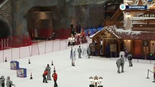 VIDEO Paradisul de gheață din mijlocul verii