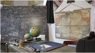 Sala de clasă din muzeul lui Emilian Achim