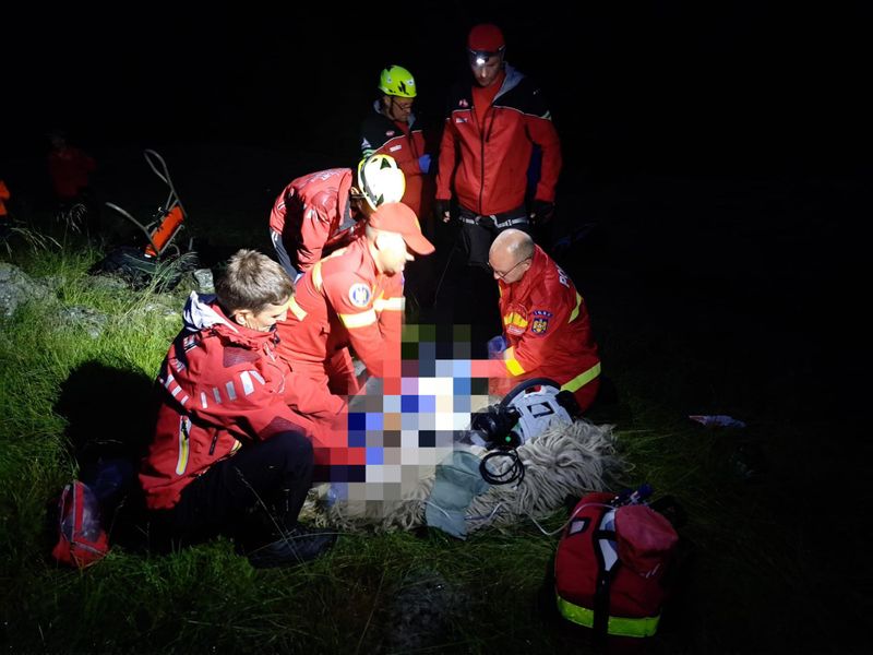 cioban mort, salvamontisti, valea sâmbetei 