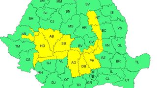 avertizare ANM, cod galben furtuni, grindina 