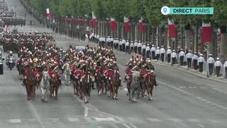 Paradă spectaculoasă de ziua Franței