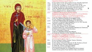 Ce sărbătoare este în Calendarul ortodox pe 15 iulie 2025?