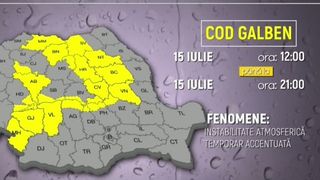 VIDEO România, între furtuni și caniculă