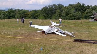 avion prabusit, persoana moarta