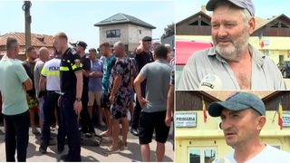 VIDEO Revoltă la Lungulețu: Culturi afectate de secetă, bărbat dus la poliție după ce a udat varza cu apă din D&acirc;mbovița