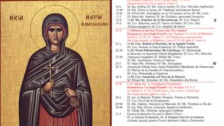 Ce sărbătoare este în Calendarul ortodox pe 22 iulie 2025?