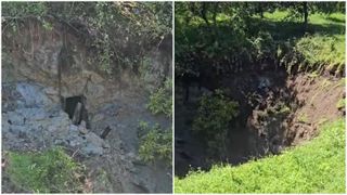 VIDEO Alertă în Maramureș. Peste 50 de persoane evacuate de urgență după ce o fostă mină de sare s-a prăbușit