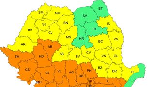 cod rosu canicula, furtuni, ANM 