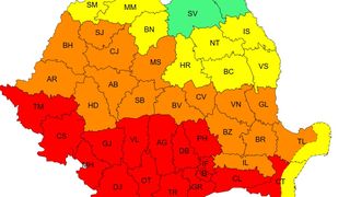 cod rosu canicula, furtuni, ANM 