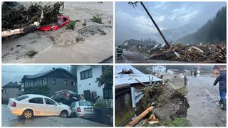 VIDEO Pagube de nedescris provocate de inundații. Trei persoane au murit, iar sute de oameni au sunat la 112 pentru ajutor. Autoritățile, &icirc;n continuă intervenție