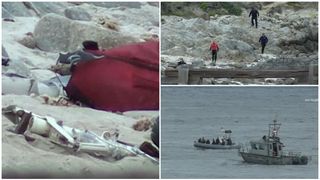 Un avion s-a prăbușit în mare, la câțiva metri de plajă