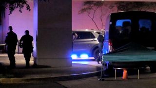 Scena crimei, &icirc;n parcarea hotelului