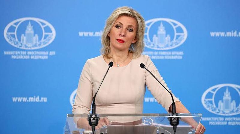 Maria Zaharova, conferinta de presa la Moscova