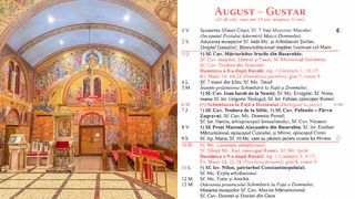 Sărbătoare 3 august 2025